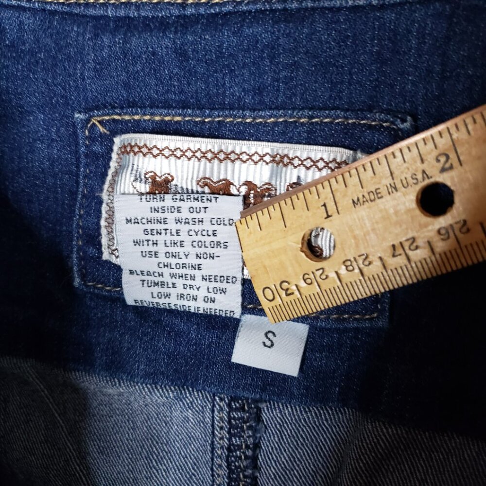 AMI Frayed Jean Denim Jacket - Picture 10 of 10